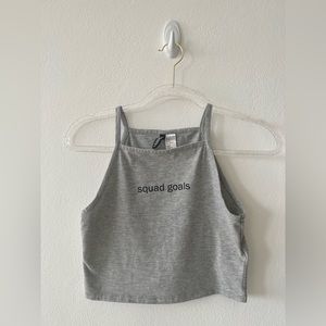 Divided H&M “Squad Goals” Crop Top
